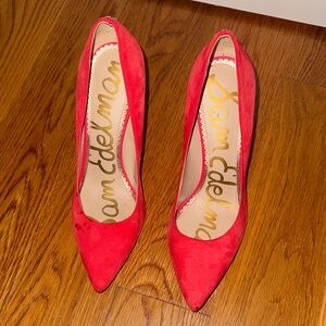 Sam Edelman Vibrant Red Heels